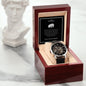 To My Husband Men's Openwork Watch + MC