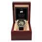 To My Husband Men's Openwork Watch + MC