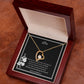 To My Mom Forever Love Necklace With On Demand Message Card
