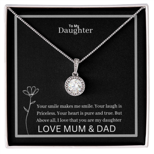 To My Daughter Eternal Hope Necklace