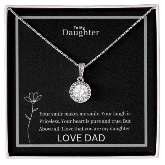 To My Daughter Eternal Hope Necklace